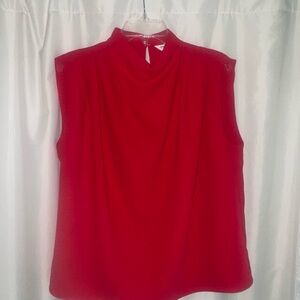 Amanda Uprichard Vibrant Red Blouse